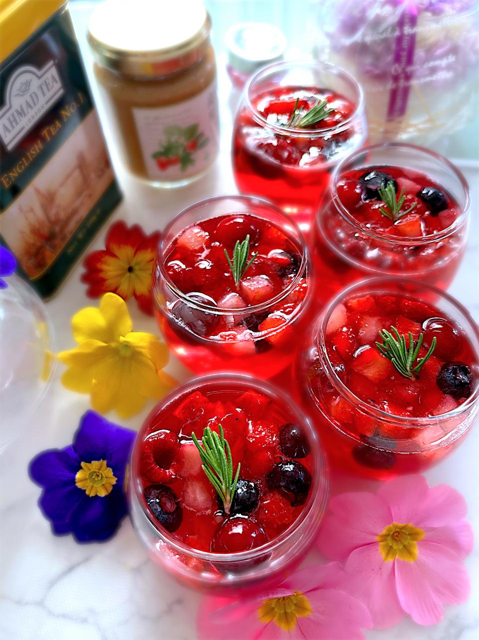 いちご香る春色ゼリー🍓🌸