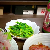 菜花のからし和え|ですけさん