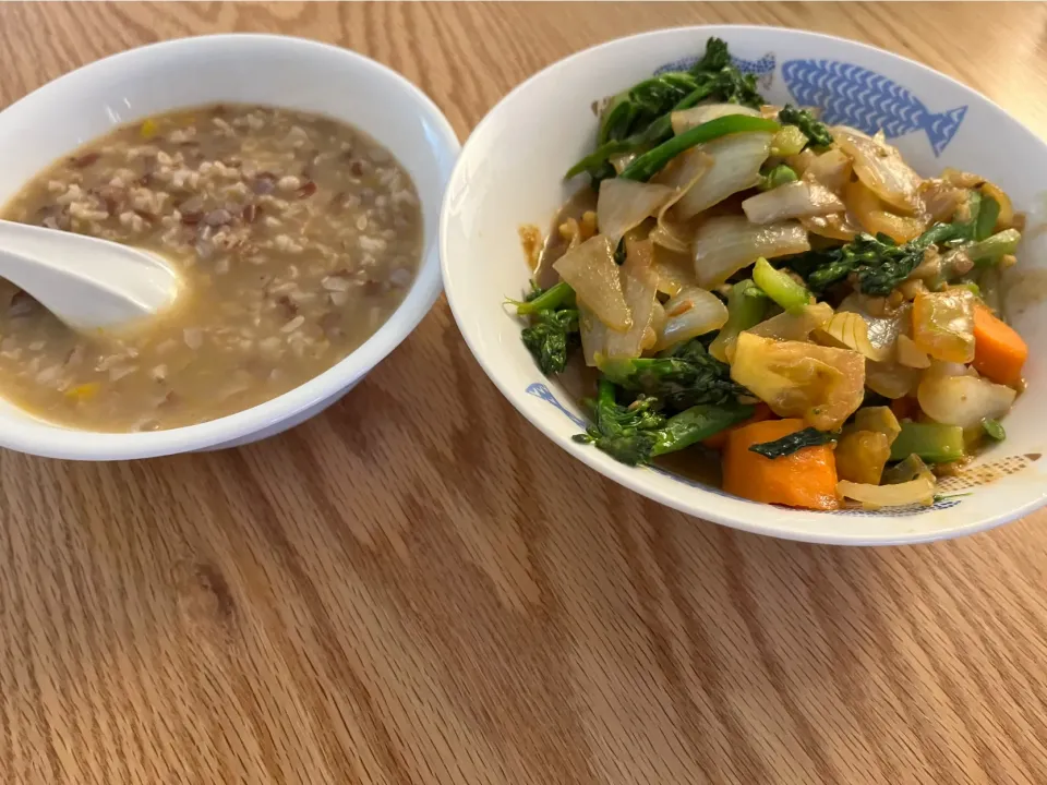 Stir fried broccolini w salted fish|Florrieさん