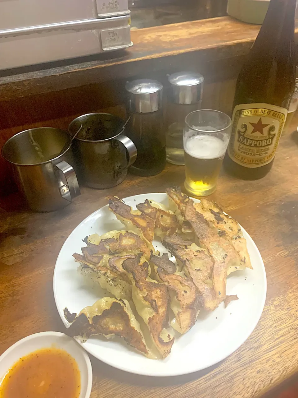 Snapdishの料理写真:きたなシュラン　@高円寺赤天　の　焼き餃子|KimaLABOさん