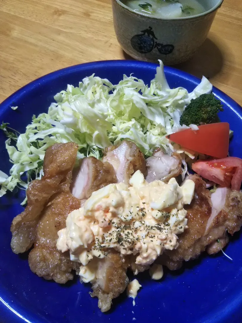 Snapdishの料理写真:チキン南蛮のタルタルソースがけ|keihaさん