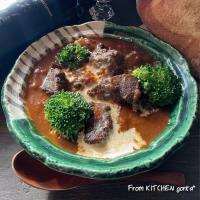 鹿肉のワイン煮込み🍷
