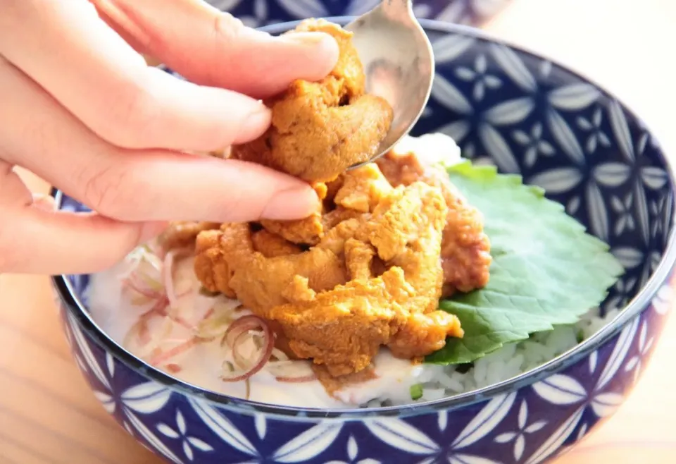 ちょっと贅沢朝食『たっぷり生ウニ丼を堪能しよう』【公式】料理研究家　指宿さゆり|【公式】料理研究家　指宿さゆり≫ｽﾀｼﾞｵ（ｽﾀｯﾌ運営）さん