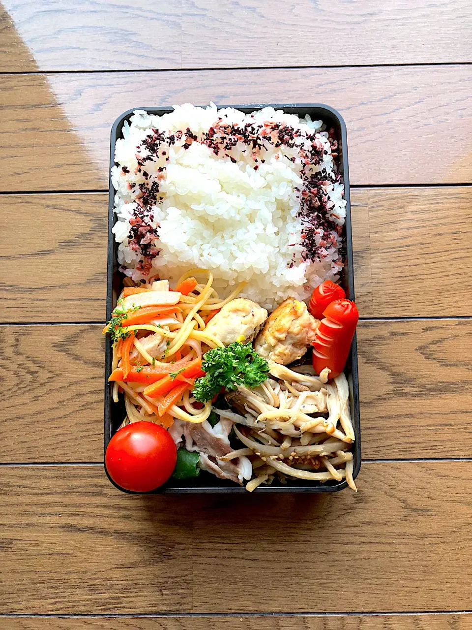 つくね スパサラ弁当|_emi_48.0517さん