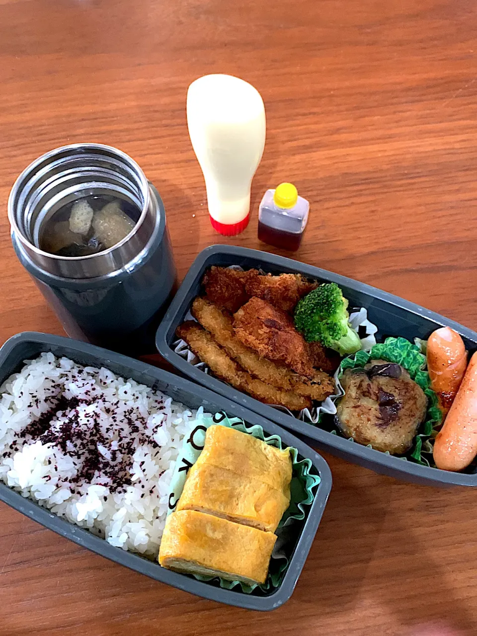 Snapdishの料理写真:2023/3/1 中3息子弁当|こうれい母さん