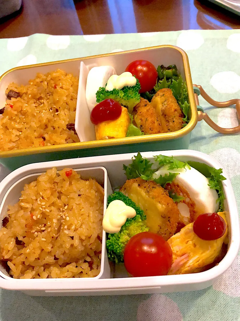 2023.3.1  ＊今日のお弁当＊炊き込みご飯＊|rinrin*mama*さん