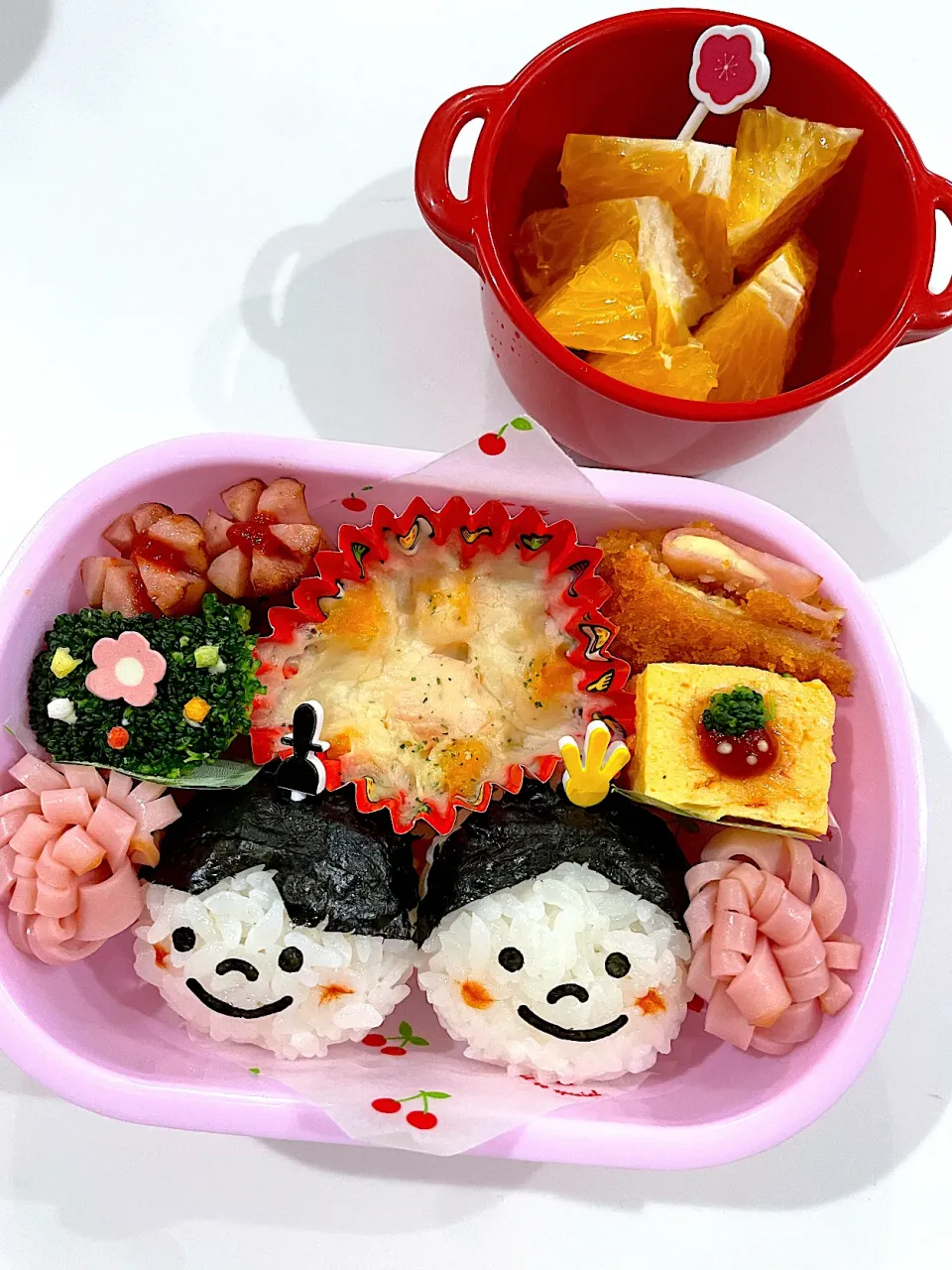 年中弁当🍱お雛様|mari＊yuakitoさん