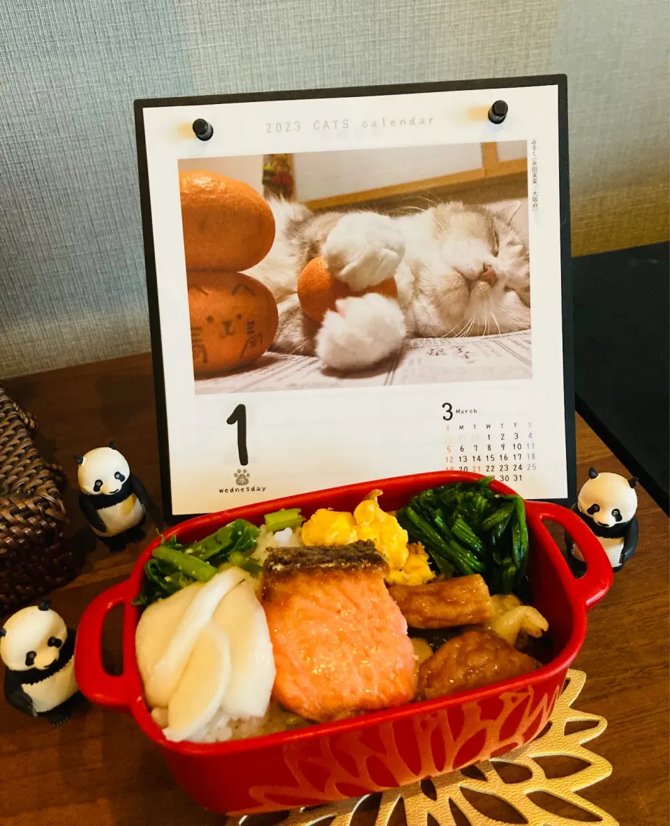 Snapdishの料理写真:20230301🍱今日の自分弁当🍱|akiyo22さん