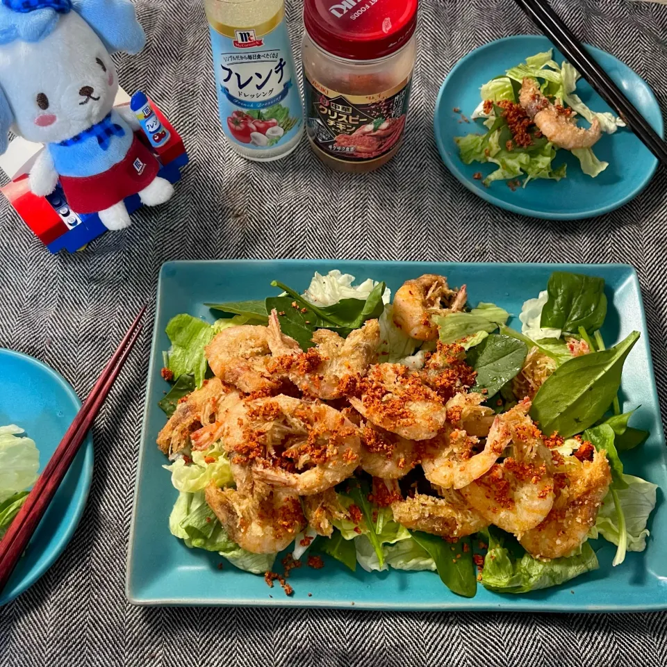 芝海老の唐揚げ 中華風|まる(丸大豆)さん