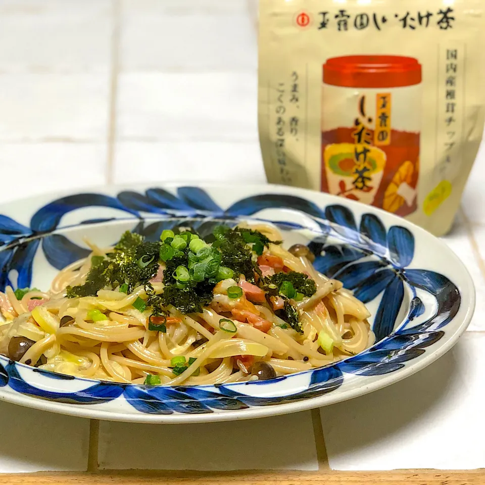 きのこの香りクリームパスタ🍝|おーこ🍅野菜ソムリエの母ちゃんさん