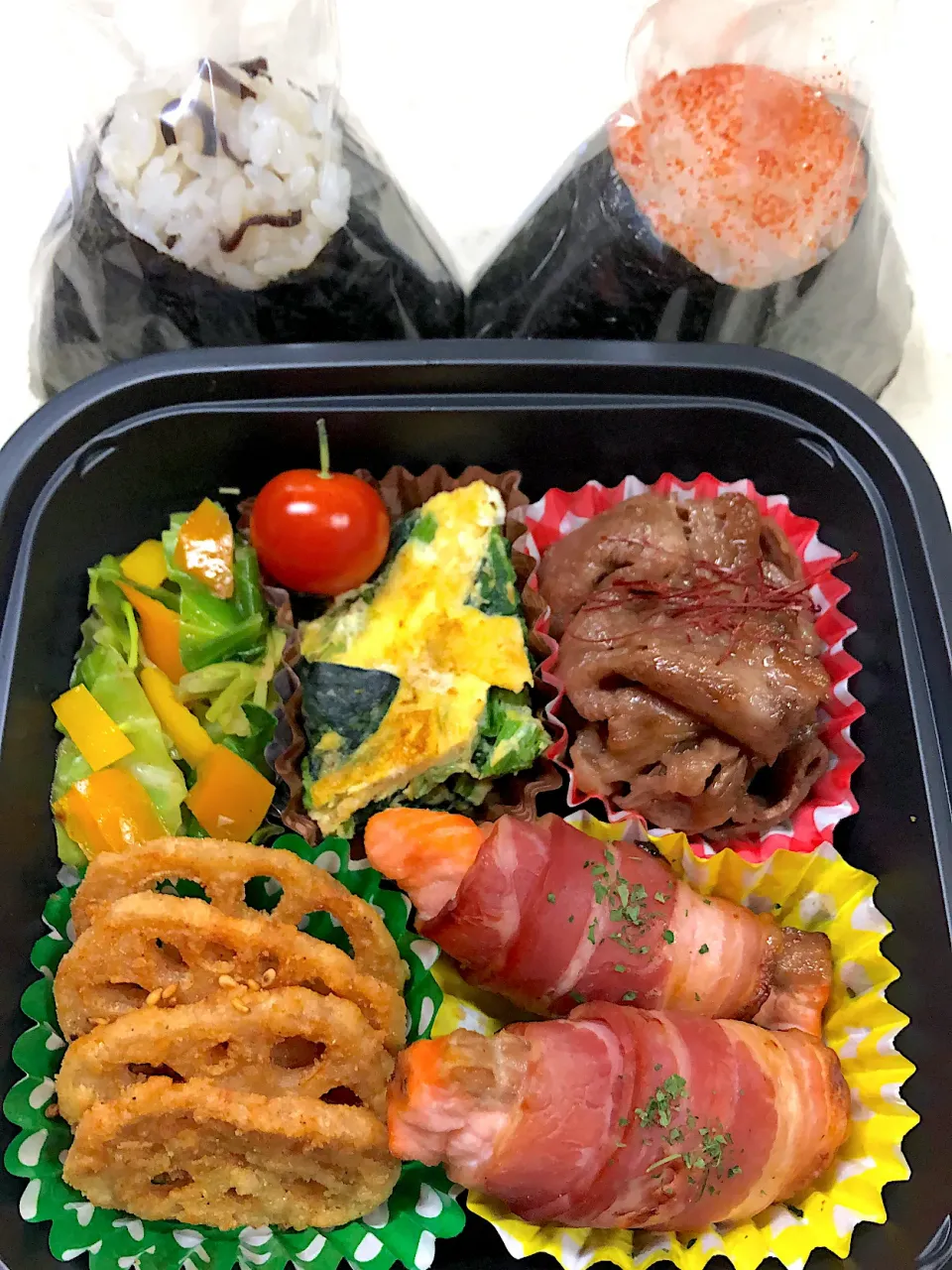 サーモンのベーコン巻き弁当|teteさん