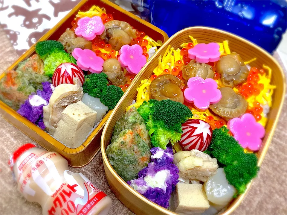 Snapdishの料理写真:今日の夫婦弁⁽⁽ ◟(灬 ˊωˋ 灬)◞ ⁾⁾💕|桃実さん