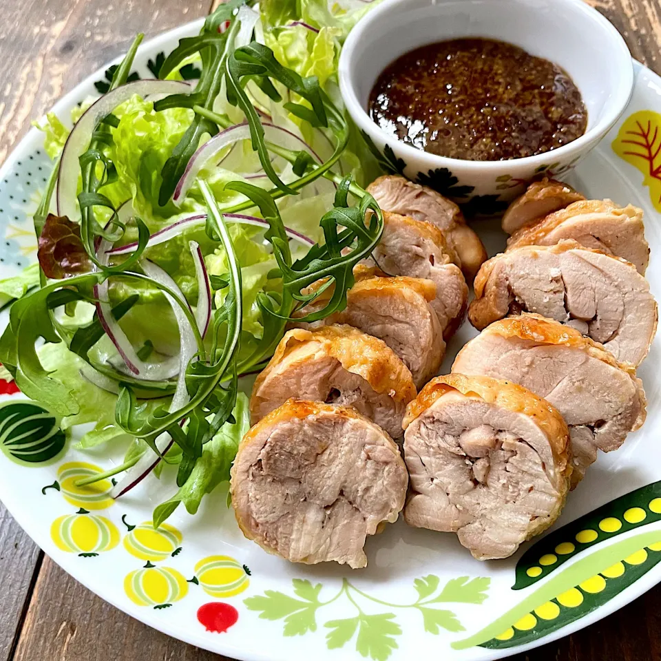 チキンロールハニーマスタード醤油レモンソース|七海さん