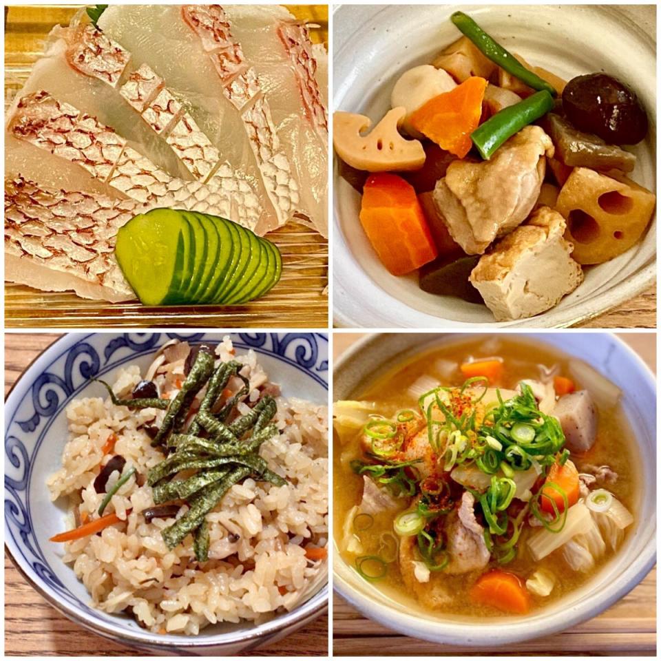 松皮造りと筑前煮で晩酌スタート