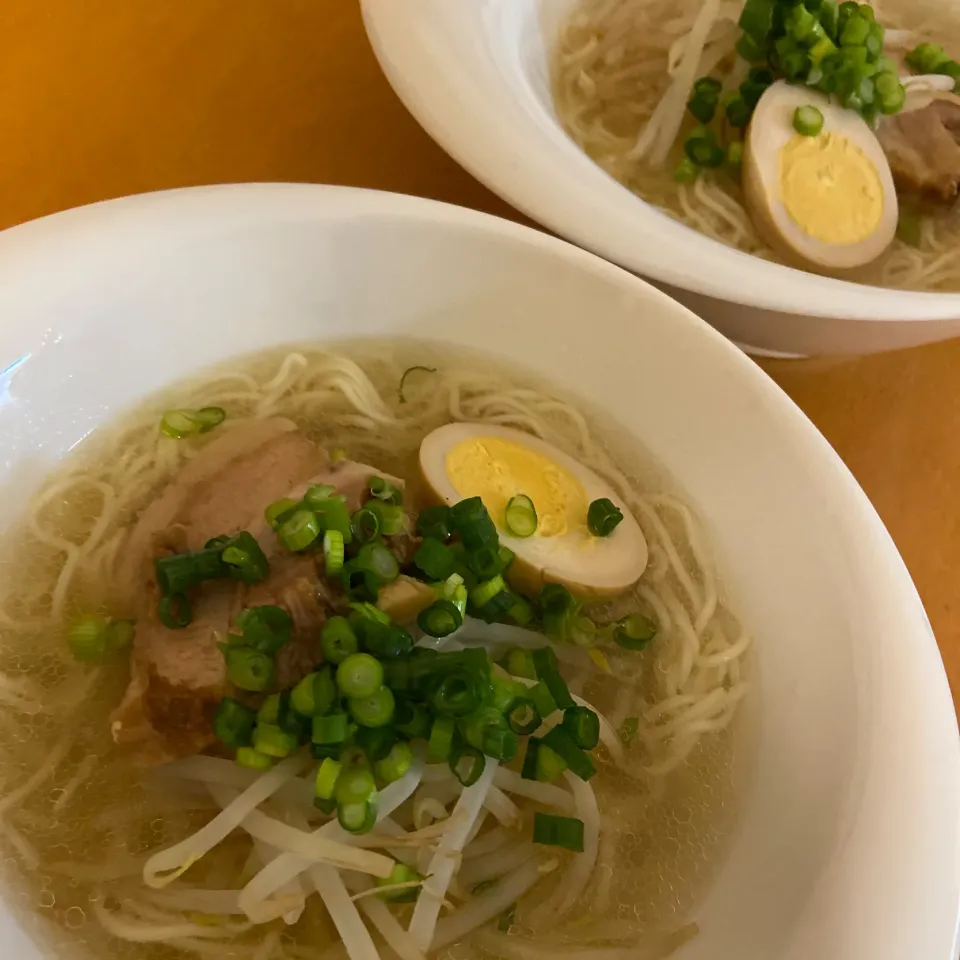 Snapdishの料理写真:夕食のラーメン|えみゆさん