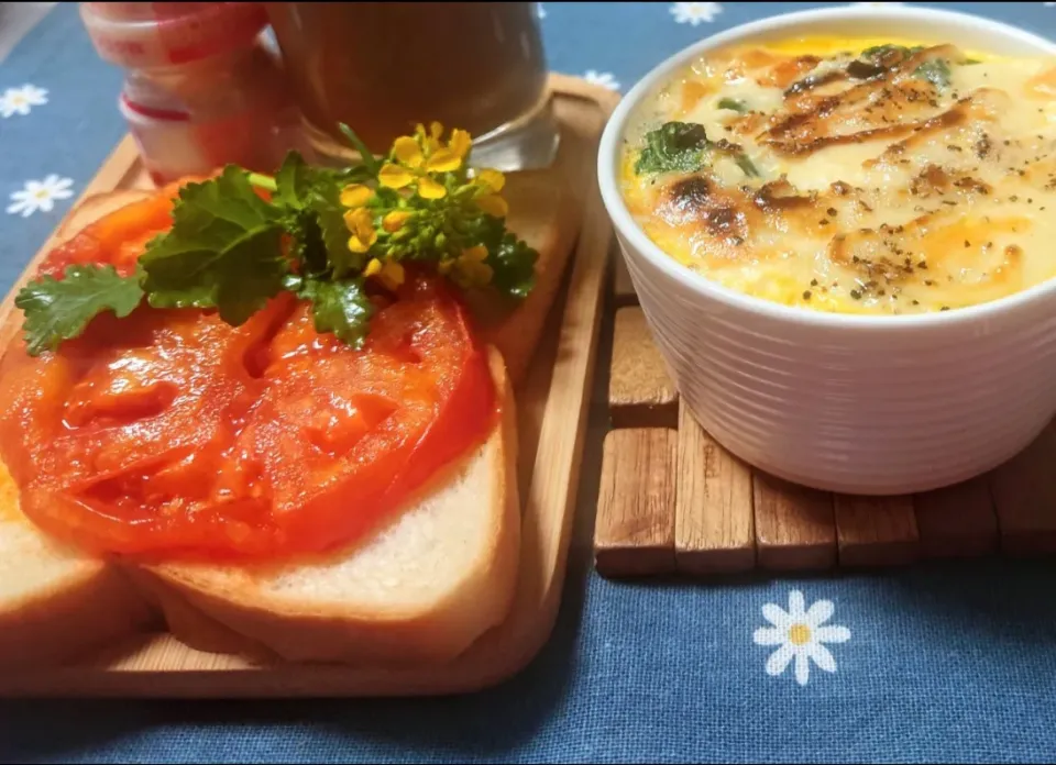 キャラメリゼ🍅トースト
ふわとろ豆腐グラタン
珈琲きなこプロテイン|マギーさん