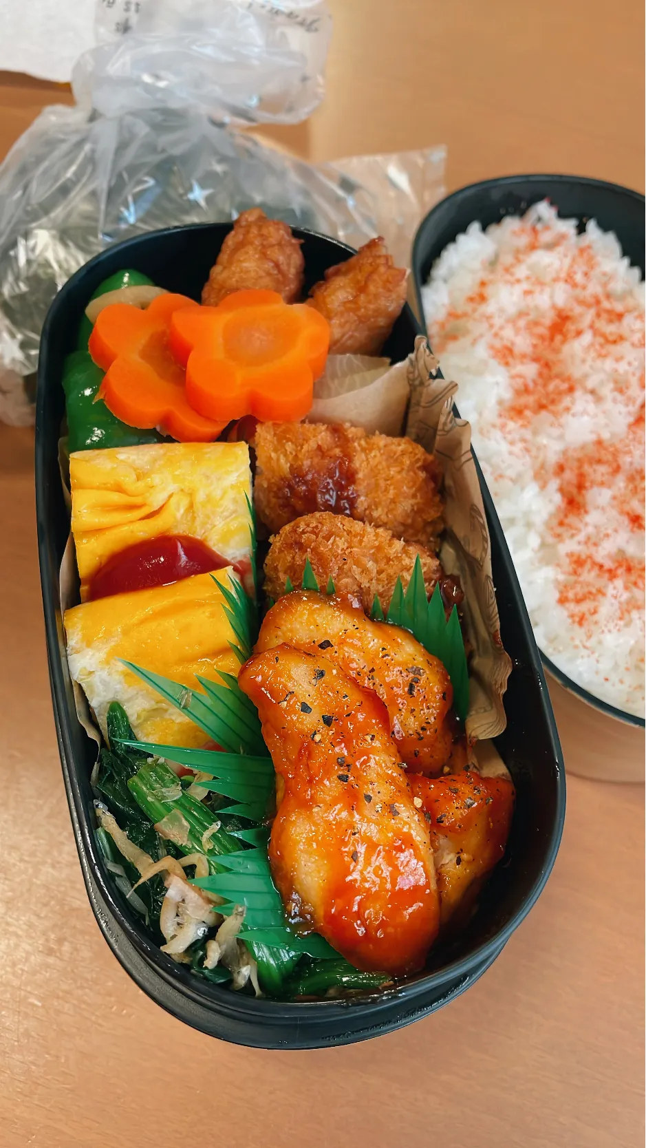 Snapdishの料理写真:今日の旦那のお弁当|sacchan( ﾐΦﻌΦ)ฅさん