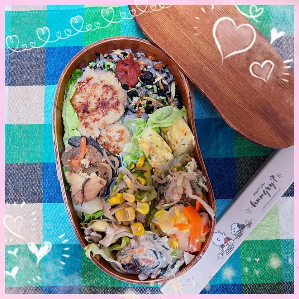 Snapdishの料理写真:３／３ ｆｒｉ モチモチ豚大根ボール弁当🍴|rinaronarさん