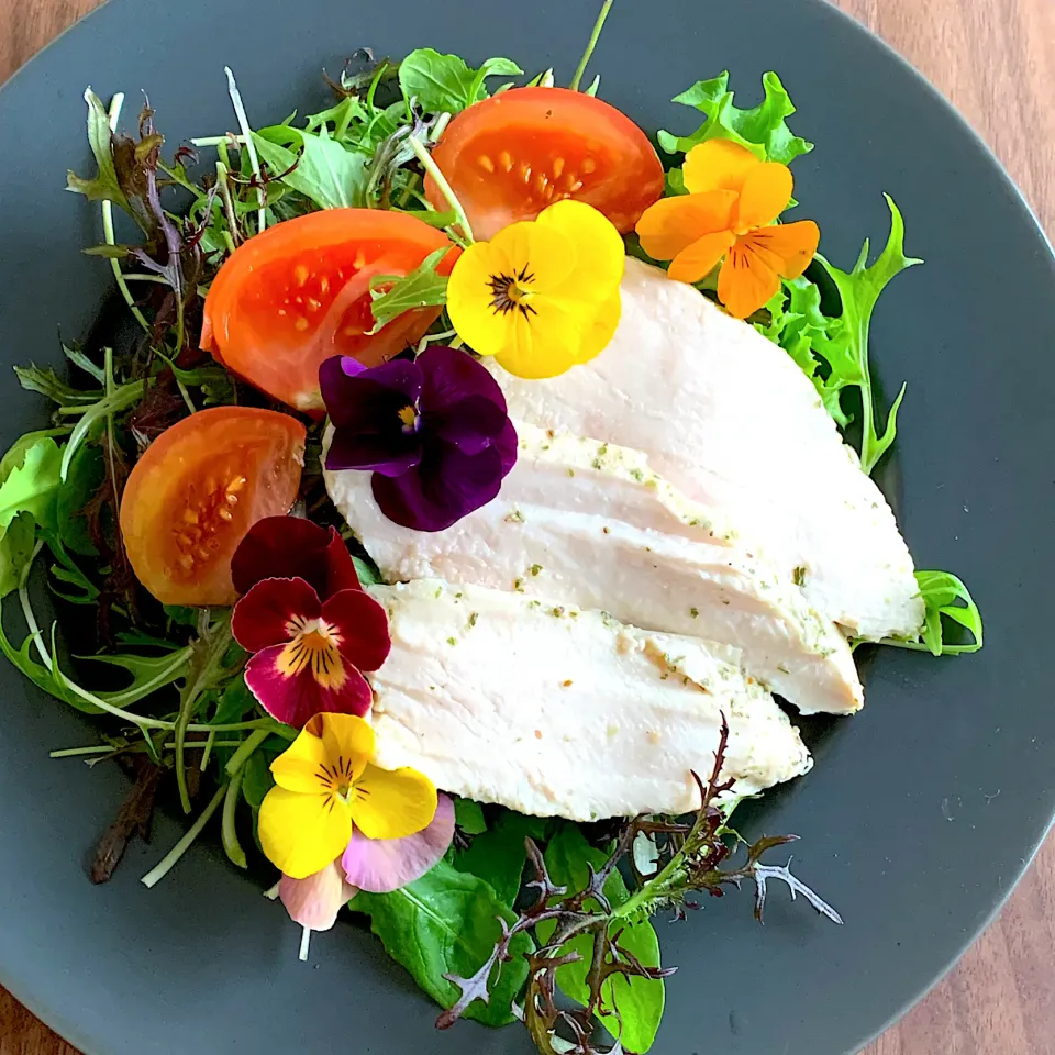 Snapdishの料理写真:🥗サラダチキン🥗|ユッキーさん