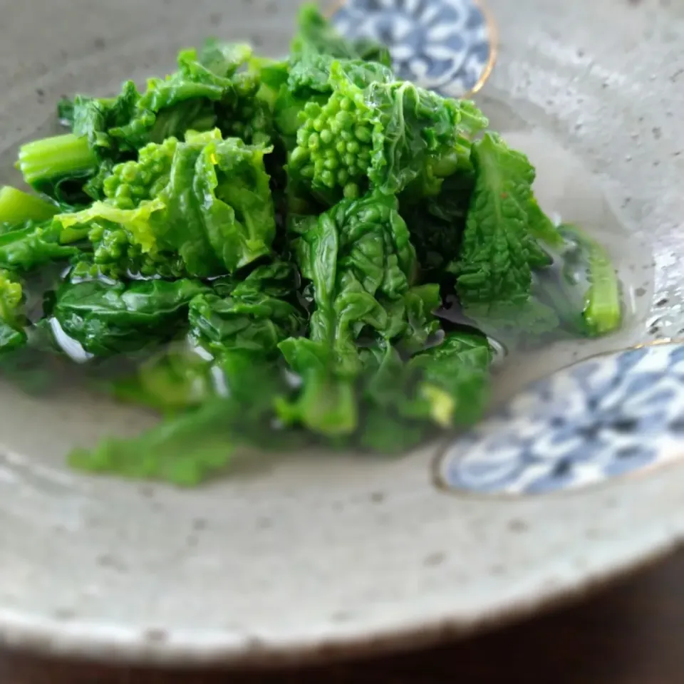 アッチさんの料理 菜の花のつゆだくおひたし|とだともさん