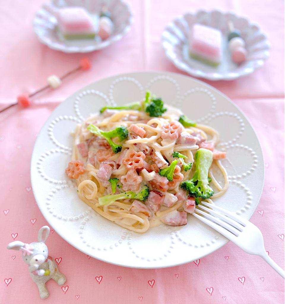 豆乳クリームパスタ
