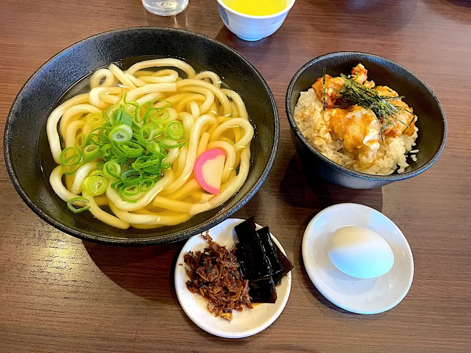 ミニ鳥天丼セット|コージ💫さん