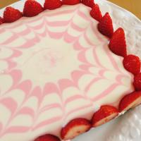 ひな祭り　レアチーズケーキ