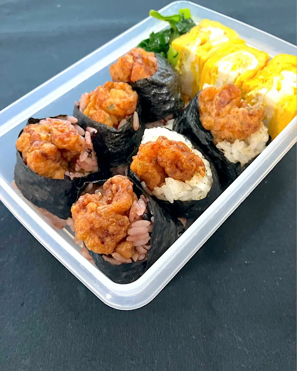 Snapdishの料理写真:天むす🍙弁当|コマツ菜さん