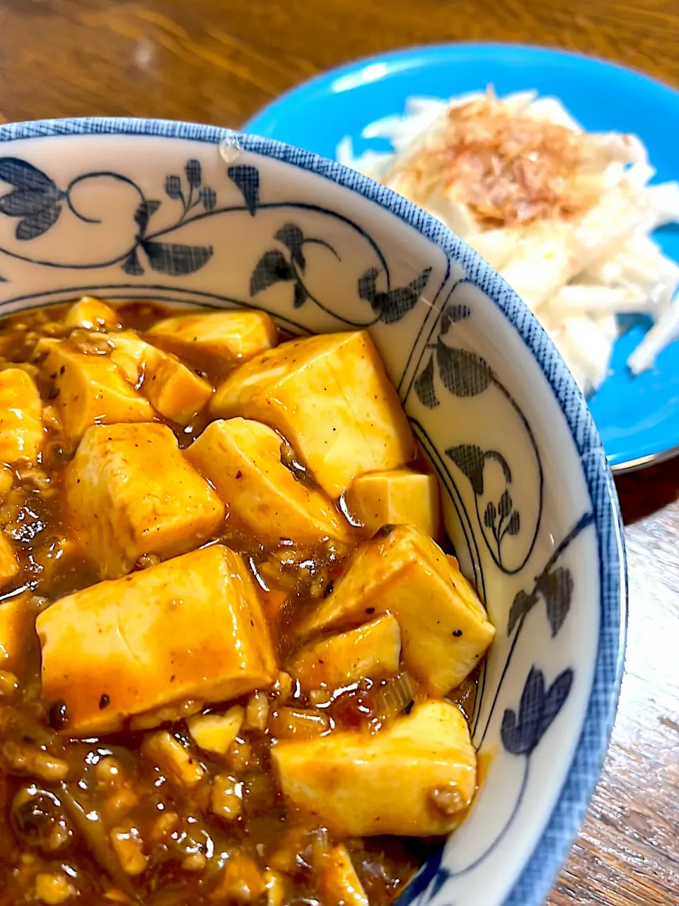 麻婆豆腐丼　長芋サラダ|TODOさん