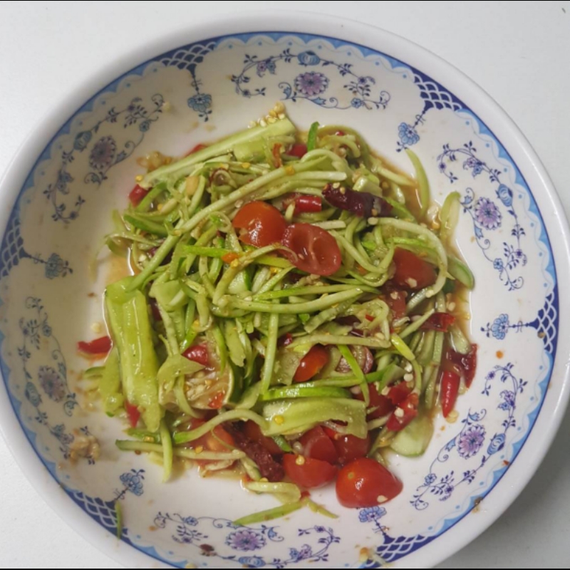 cucumber salad🥒🍅🌶