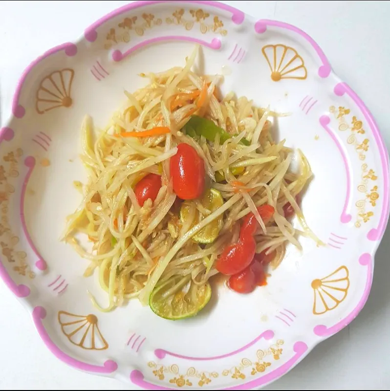 papaya salad (somtum)|patlovestocookさん