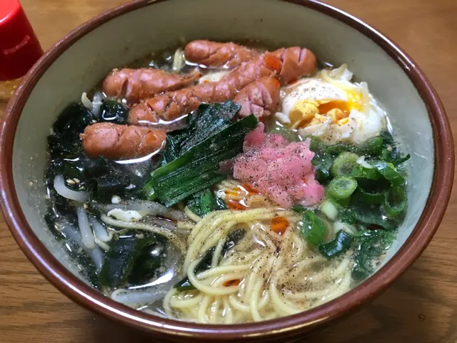 これ絶対うまいやつ🍜、香味ねぎ塩味❗️(๑･̑◡･̑๑)✨|サソリさん