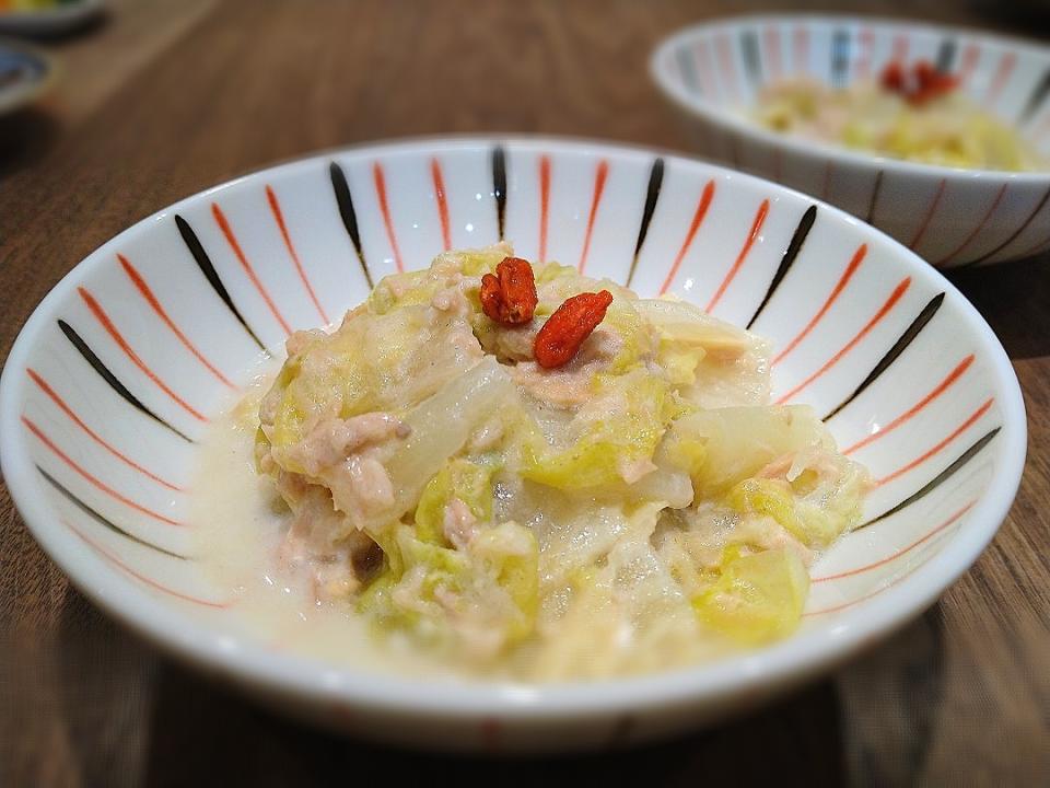 ツナと白菜の中華風クリーム煮