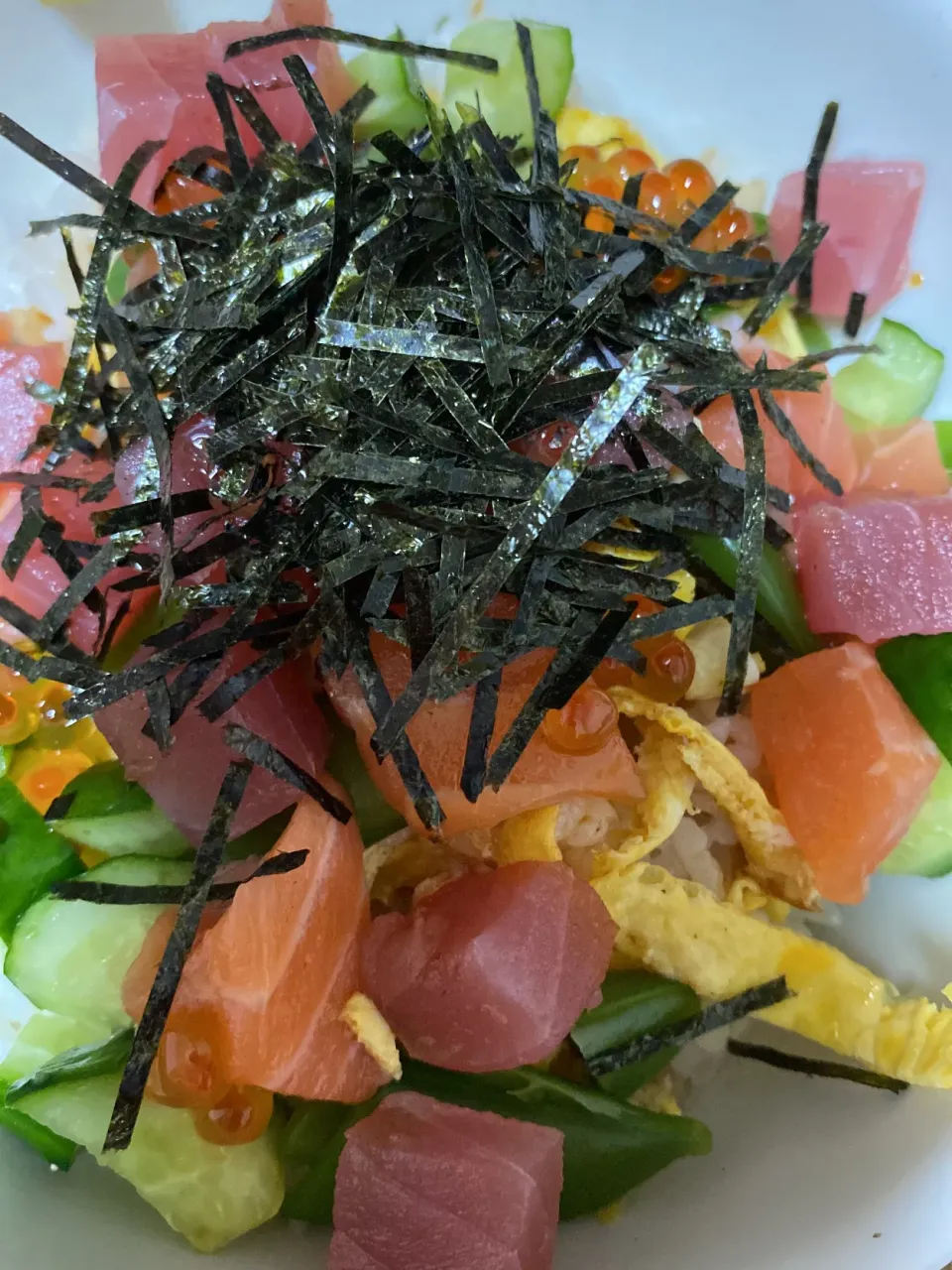 海鮮ちらし寿司|ハンバーグうーたんさん