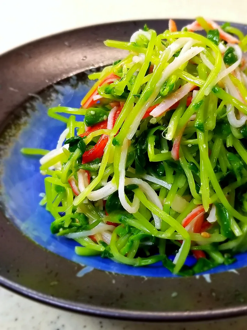 パパ作👨柚子香る豆苗の中華あえ|ぱんだのままんさん