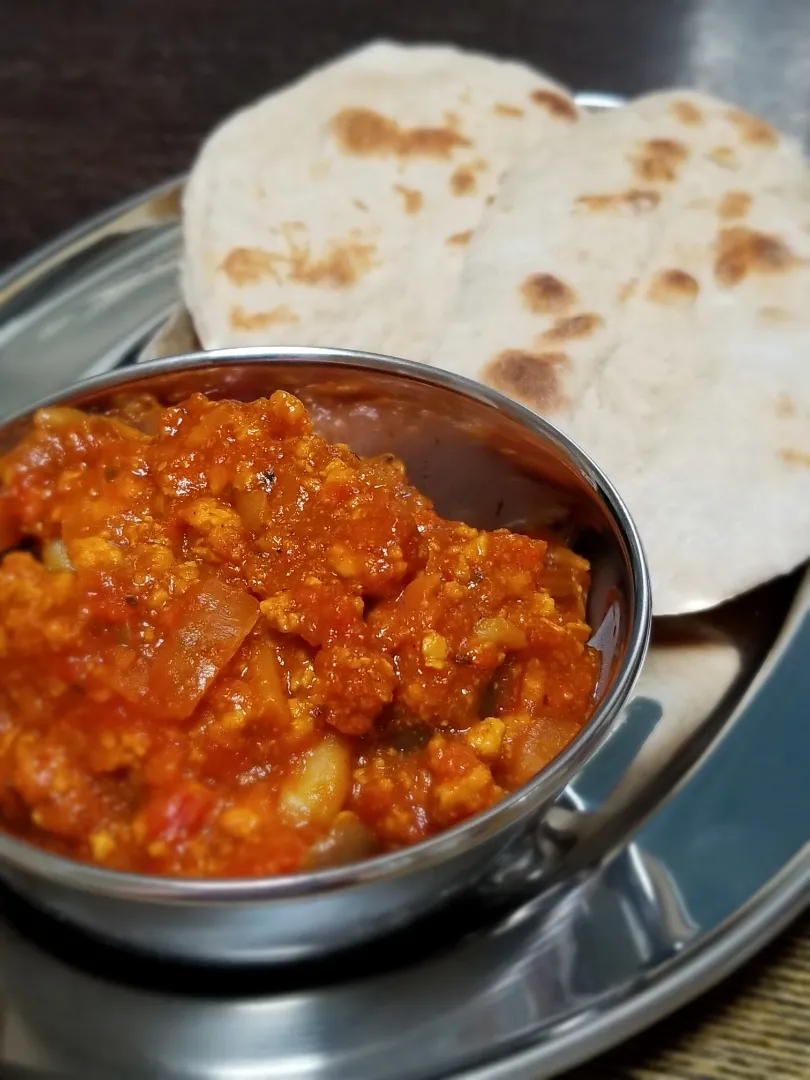 パパと息子作👨👦ナンカレーランチ|ぱんだのままんさん