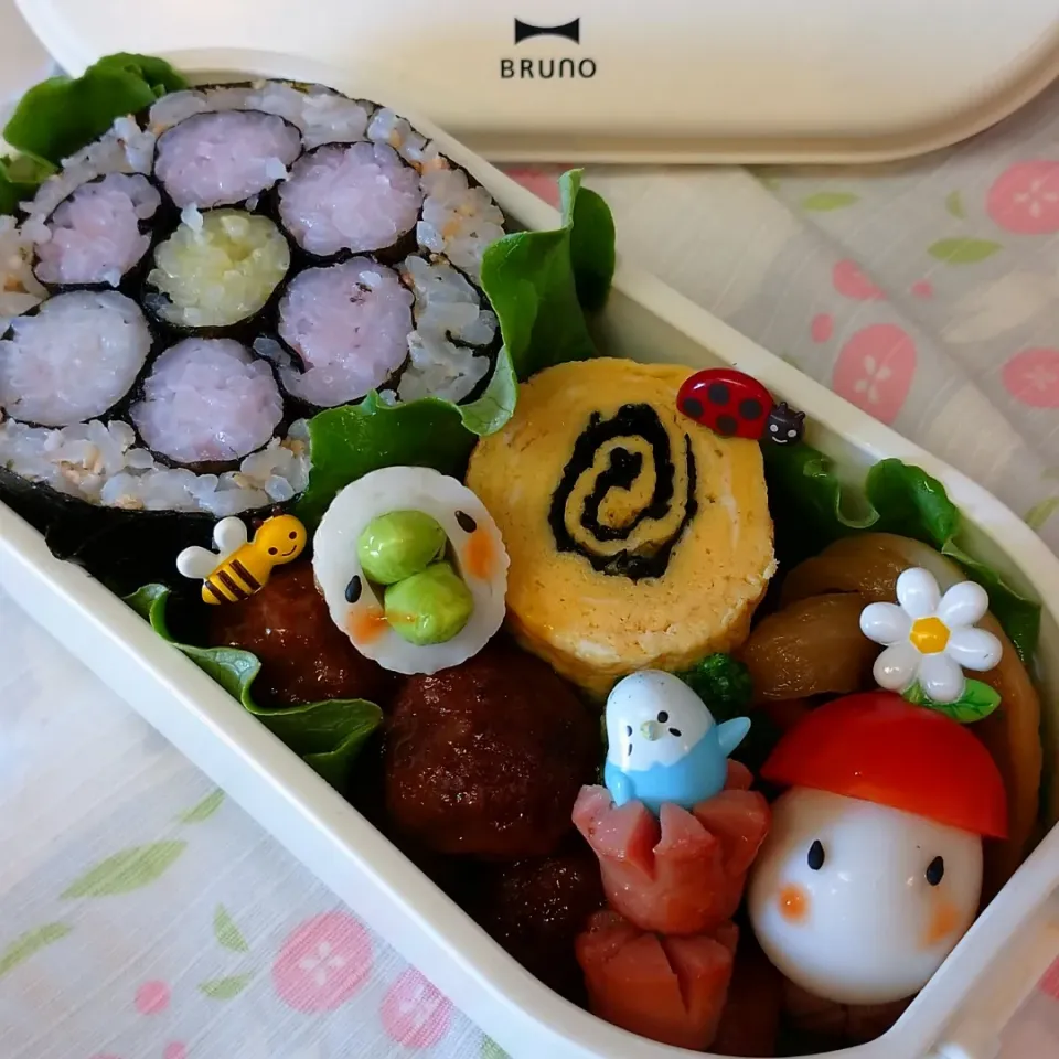 Snapdishの料理写真:高校娘の最後のお弁当...♪*ﾟ|Naomiさん