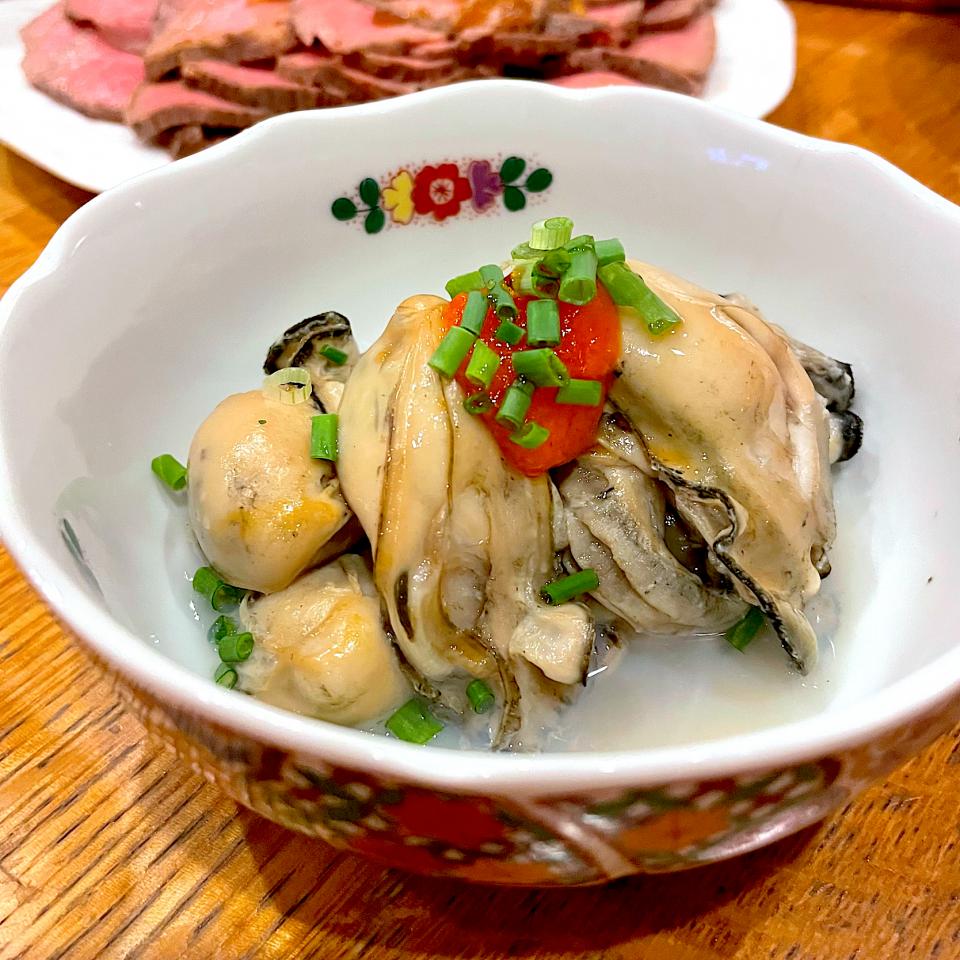 簡単牡蠣の酒蒸し