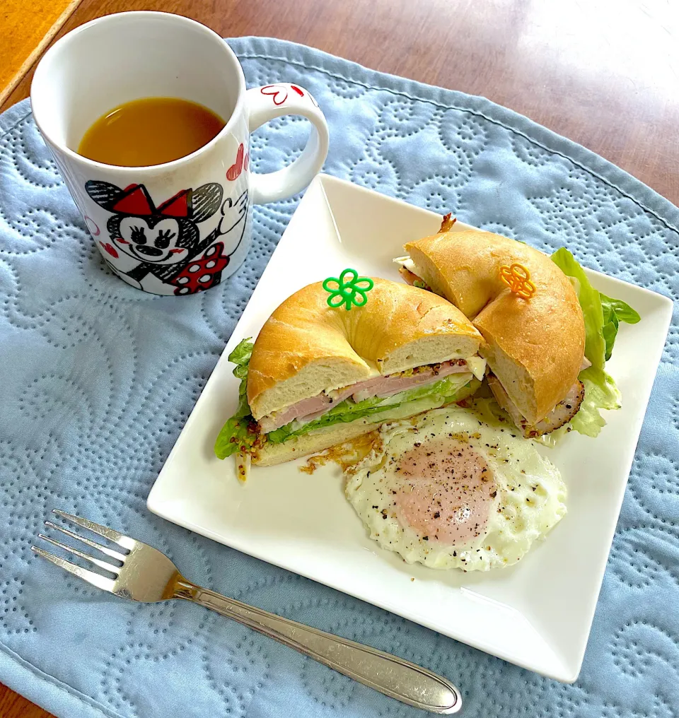 本日の朝ごパン🥯|かなさん