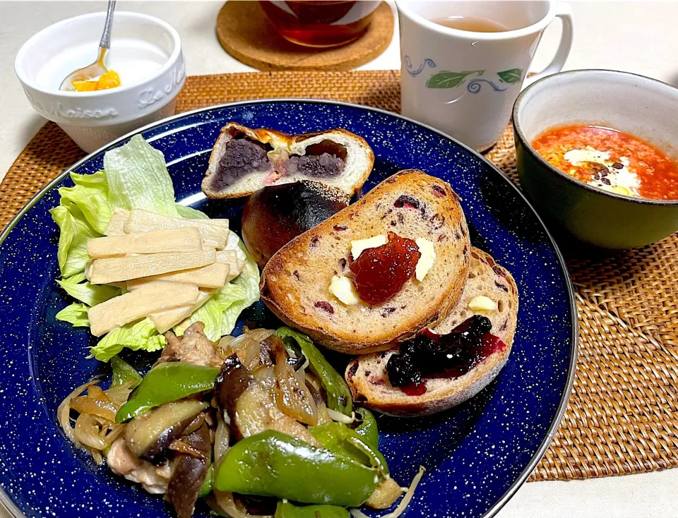 Snapdishの料理写真:朝ごパン|Noriyuki Saitoさん