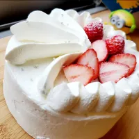 Snapdishの料理写真:イチゴのショートケーキ|mamo-rukoさん