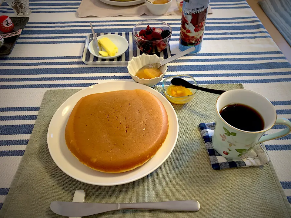 2023/3/4 バンケーキの朝ごはん🍞|ひーちゃんさん