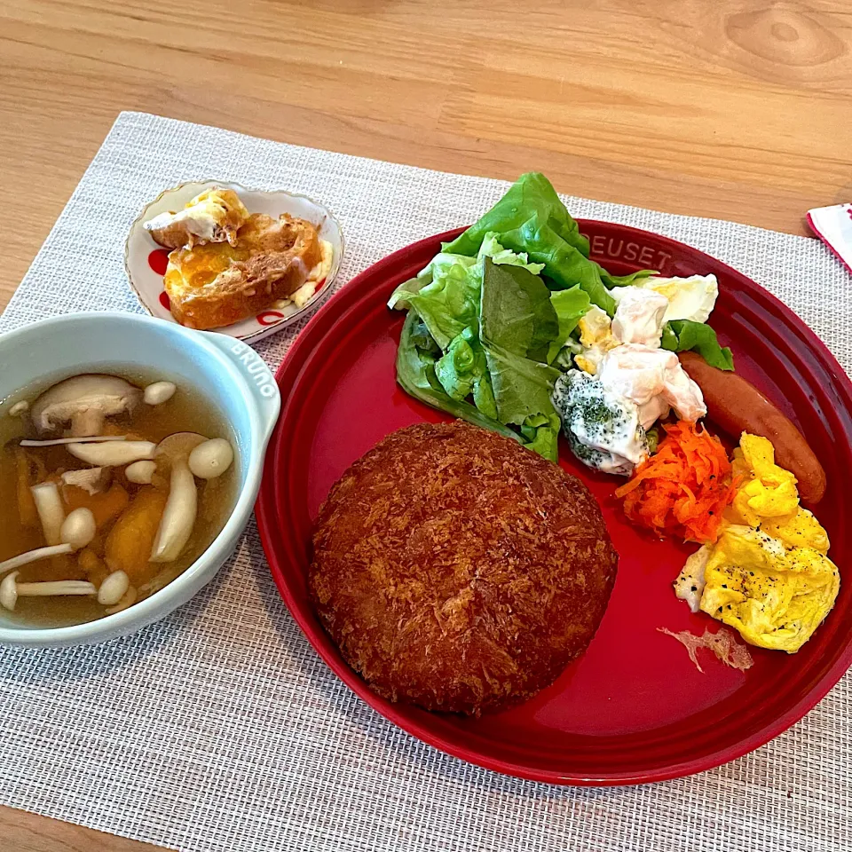 カレーパンメインの朝食|leimomiさん