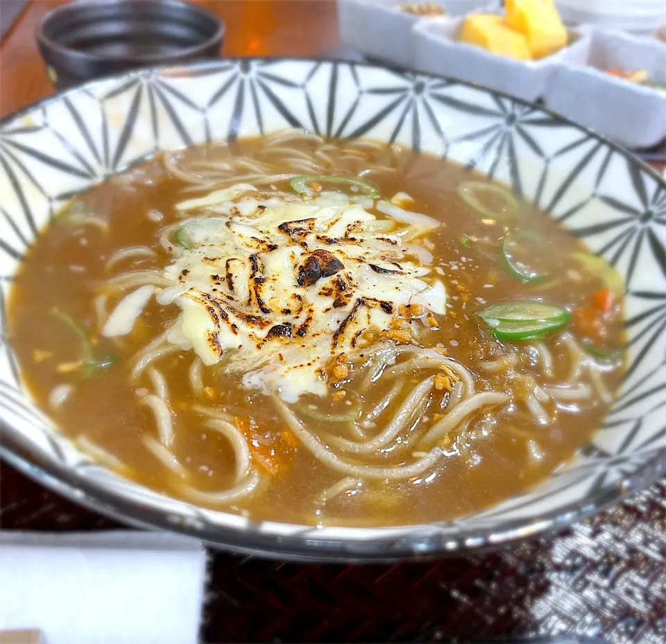 カレー南蛮 焼きチーズ載せ。|Yas Nakさん