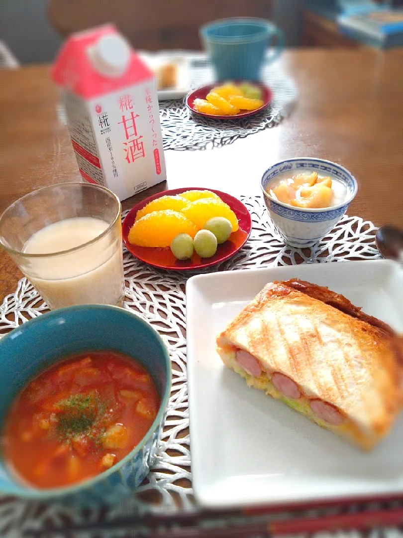 Snapdishの料理写真:昨日の朝ごはん🌄！|まめころさん