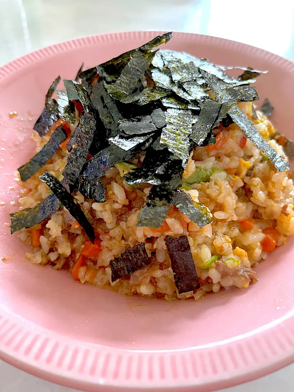 プルコギ炒飯🤤海苔マシマシ|ささるみさん