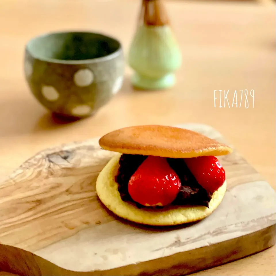 手作り小倉あんで いちごどら焼き|FIKA789さん