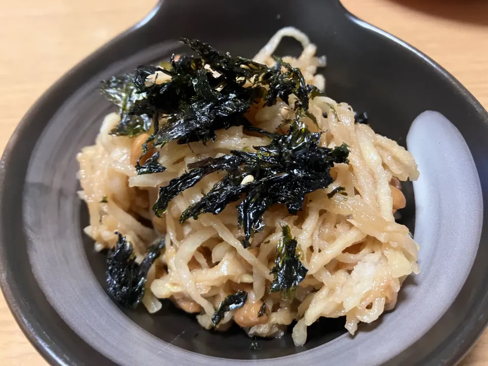 切り干し大根と納豆のサラダ|クマ☆ゆうきさん