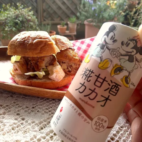 「プラス糀 糀甘酒カカオ」を使ってみたSnapdishの料理・レシピ写真:糀甘酒カカオ味でランチ♬