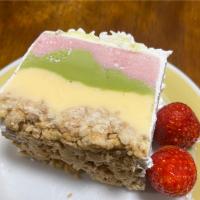 菱餅っぽいアイスケーキ